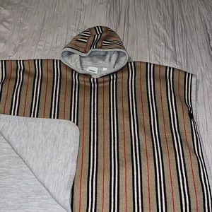 Burberry reversible merino wool poncho